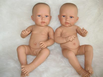 Levensechte Babypop Newborn Jongen fullbody blank 52 cm - Afbeelding 12