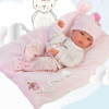 Llorens levensechte babypop fullbody meisje met kleding kussen en speen 35 cm - Afbeelding 8