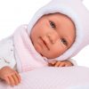 Llorens levensechte babypop softbody baby pop met geluid kleding kussen speen 42 cm - Laatste - Afbeelding 5