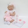 Berenguer babypop meisje fullbody blauwe ogen met kleding speen en accessoires 38 cm - Afbeelding 6