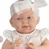 Berenguer babypop meisje fullbody blauwe ogen met kleding speen en accessoires 38 cm - Afbeelding 4
