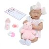 Berenguer babypop meisje fullbody blauwe ogen met kleding speen en accessoires 38 cm - Afbeelding 8