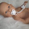 Levensechte Babypop Newborn Meisje fullbody met speen 52 cm - Afbeelding 3
