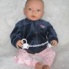 AD9d Levensechte babypop softbody Leoni blauwe ogen met kleding 52 cm - Afbeelding 9