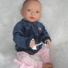 AD9d Levensechte babypop softbody Leoni blauwe ogen met kleding 52 cm - Afbeelding 16