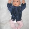 AD9d Levensechte babypop softbody Leoni blauwe ogen met kleding 52 cm - Afbeelding 12