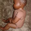P17 Grote babypop donker voor babymassage etalage babykleding of als speelpop 60 cm - Afbeelding 6