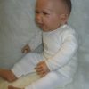 AD5d Levensechte babypop softbody pop met 2 delige velours kleding 53 cm - Afbeelding 13