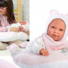 Llorens levensechte babypop softbody baby pop met geluid kleding kussen speen 42 cm - Laatste - Afbeelding 9