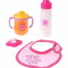 Drink set – Poppen drinkset met speen en slabbetje