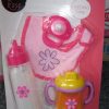 Drink set – Poppen drinkset met speen en slabbetje - Afbeelding 2