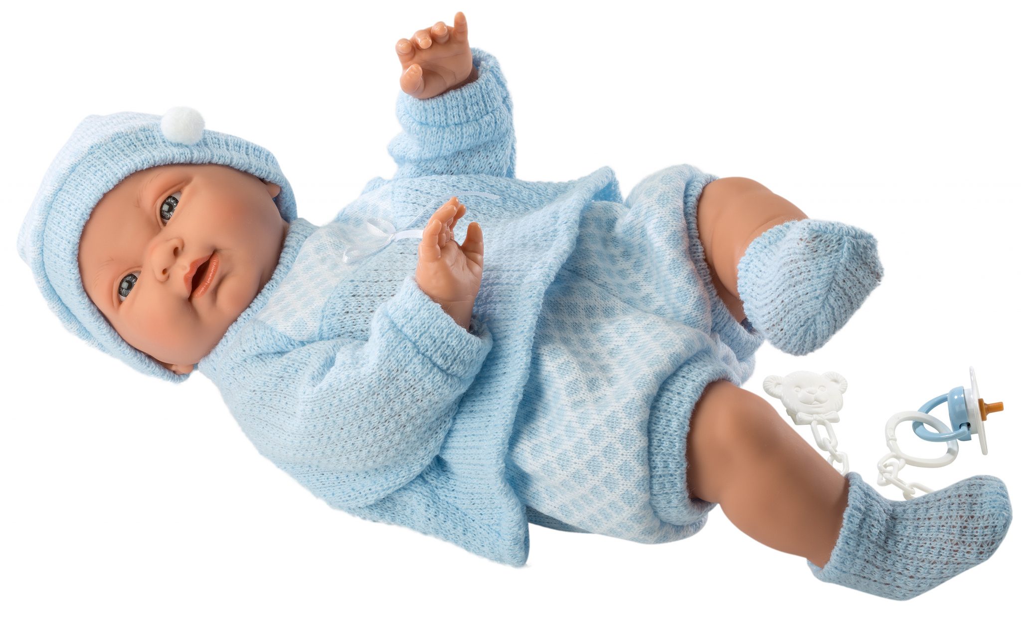 Poppenkleding Set Voor 30-45 Cm Babypop – Paarse Pony Hoodie, Grijze Broek, Bruine Broek, Sokken En Kleerhanger, Ideaal Cadeau