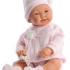 Llorens babypop fullbody meisje met kleding en speen 45 cm - Afbeelding 6
