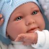 Llorens levensechte babypop softbody baby pop met geluid kleding deken en speen 42 cm - Afbeelding 2