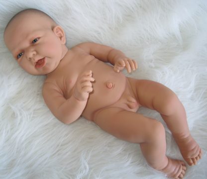 Levensechte Babypop Newborn Jongen fullbody blank 52 cm - Afbeelding 5