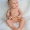 Levensechte Babypop Newborn Jongen fullbody blank 52 cm - Afbeelding 10