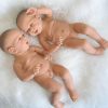 Levensechte Babypop Newborn Jongen fullbody blank 52 cm - Afbeelding 15
