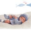 Antonio Juan levensechte babypop fullbody jongen met haar kleding kussen speen 43 cm - Afbeelding 16