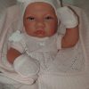 Antonio Juan levensechte babypop fullbody meisje met kleding deken en speen 43 cm - Afbeelding 16