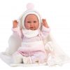 AKTIE Llorens levensechte babypop softbody baby pop met geluid met kleding deken speen 42 cm - Afbeelding 4