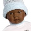 Llorens softbody babypop mini baby popje met geluid en kleding 30 cm