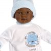 Llorens softbody babypop mini baby popje met geluid en kleding 30 cm - Afbeelding 4