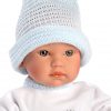 Llorens softbody babypop mini baby popje met geluid en kleding 30 cm