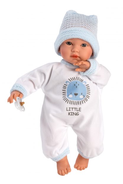 Llorens softbody babypop mini baby popje met geluid en kleding 30 cm - Afbeelding 3