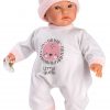 Llorens softbody babypop mini baby popje met geluid en kleding 30 cm - Afbeelding 3