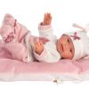 Llorens mini babypopje full body meisje met kleding deken en speen 26 cm - Afbeelding 2