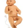 Llorens babypop fullbody jongen Aziatisch met kleding en speen 45 cm - Afbeelding 5