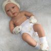 ADK0 Levensechte babypop newborn jongen fullbody met luier accessoires en speen 52 cm - Afbeelding 4