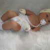 ADK0 Levensechte babypop newborn jongen fullbody met luier accessoires en speen 52 cm - Afbeelding 6