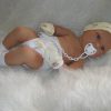 ADK0 Levensechte babypop newborn jongen fullbody met luier accessoires en speen 52 cm - Afbeelding 16
