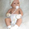 ADK0 Levensechte babypop newborn jongen fullbody met luier accessoires en speen 52 cm - Afbeelding 9
