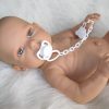 Levensechte Babypop Newborn Tweeling Jongen en Meisje fullbody met speen 52 cm - Afbeelding 24