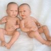 Levensechte Babypoppen Newborn Tweeling Jongen en Meisje fullbody 52 cm