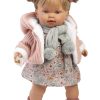 Llorens softbody pop blond haar met geluid kleding speen 42 cm - Afbeelding 5