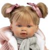 Llorens softbody pop blond haar met geluid kleding speen 42 cm - Afbeelding 2