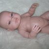 Berbesa full body babypop meisje blank met kleding en deken 42 cm - Afbeelding 5