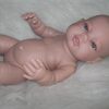 Berbesa full body babypop meisje blank met kleding en deken 42 cm - Afbeelding 8