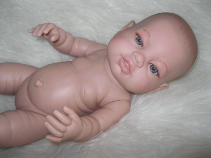 Berbesa full body babypop meisje blank met kleding en deken 42 cm - Afbeelding 28