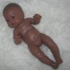 Berbesa full body babypop meisje donker met kleding en kussen 42 cm - Afbeelding 12