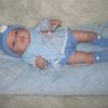 Berbesa full body babypop jongetje blank met kleding en kussen 42 cm - Afbeelding 21