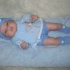 Berbesa full body babypop jongetje blank met kleding en kussen 42 cm - Afbeelding 14