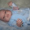 Berbesa full body babypop jongetje blank met kleding en kussen 42 cm - Afbeelding 16