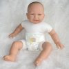 AD4 Levensechte Babypop softbody pop vrolijk zonder kleding 53 cm - Afbeelding 6