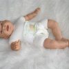 AD4 Levensechte Babypop softbody pop vrolijk zonder kleding 53 cm - Afbeelding 8