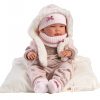 Llorens levensechte babypop fullbody meisje met kleding kussen en speen 40 cm - Afbeelding 6