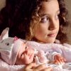 Llorens levensechte babypop fullbody meisje met kleding deken en speen 40 cm - Afbeelding 2
